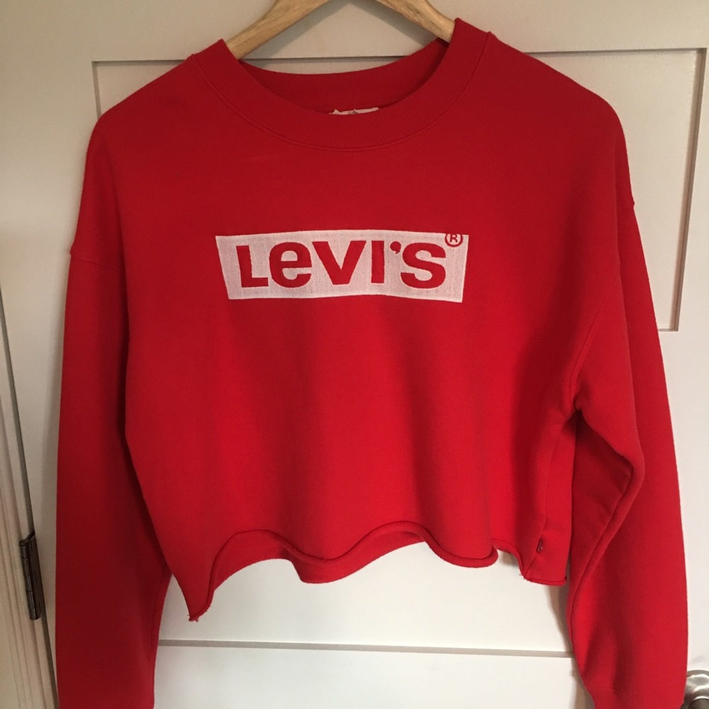 Cute Levi’s cropped hoodie